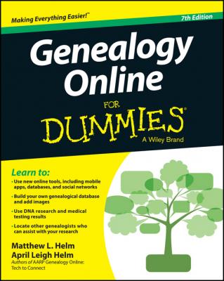 Genealogy Online For Dummies - April Helm Leigh 