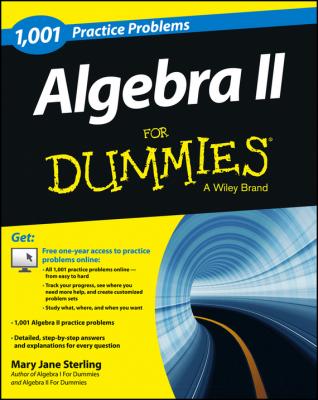 Algebra II: 1,001 Practice Problems For Dummies (+ Free Online Practice) - Mary Jane Sterling 