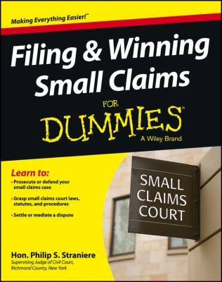Filing and Winning Small Claims For Dummies - Judge Straniere Philip 