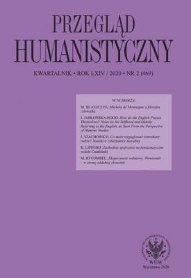 Przegląd Humanistyczny 2020/2 (469) - Группа авторов Przegląd Humanistyczny