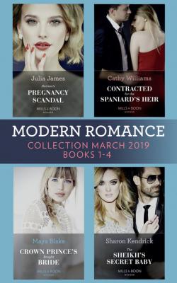 Modern Romance March 2019 Books 1-4 - Julia James Mills & Boon Series Collections