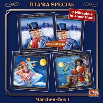 Titania Special, Märchenklassiker, Box 1: Fröhliche Weihnachten, Mr. Scrooge!, Peterchensmondfahrt, Peter Pan - Gerdt von Bassewitz 