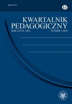 Kwartalnik Pedagogiczny 2022/1 (263) - Группа авторов KWARTALNIK PEDAGOGICZNY
