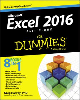 Excel 2016 All-in-One For Dummies - Harvey Greg For Dummies