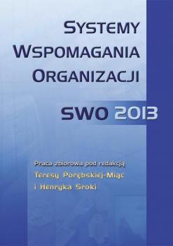 Systemy wspomagania organizacji SWO 2013 -  