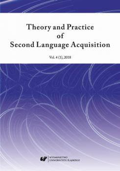 â€žTheory and Practice of Second Language Acquisitionâ€ 2018. Vol. 4 (1) - ÐžÑ‚ÑÑƒÑ‚ÑÑ‚Ð²ÑƒÐµÑ‚ 
