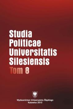 Studia Politicae Universitatis Silesiensis. T. 8 - ÐžÑ‚ÑÑƒÑ‚ÑÑ‚Ð²ÑƒÐµÑ‚ Prace Naukowe UÅš; Nauki Polityczne