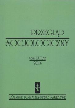 PrzeglÄ…d Socjologiczny t. 63 z. 2/2014 - Praca zbiorowa 