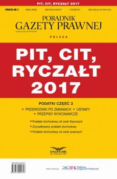 Podatki cz.2 PIT, CIT, RYCZAÅT 2017 - Infor PL 