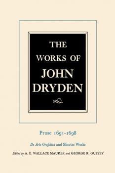 The Works of John Dryden, Volume XX - John Dryden Works of John Dryden