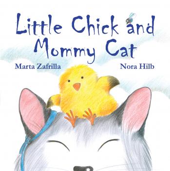 Little Chick and Mommy Cat - Marta Zafrilla 