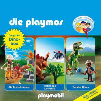 Die Playmos - Das Original Playmobil Hörspiel, Die große Dino-Box, Folgen 3, 17, 30 - Simon X. Rost 