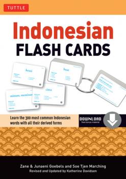 Indonesian Flash Cards - Zane Goebel Tuttle Flash Cards