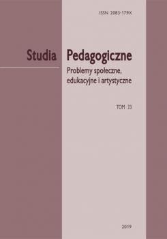 „Studia Pedagogiczne. Problemy społeczne, edukacyjne i artystyczne”, t. 33 - Группа авторов 
