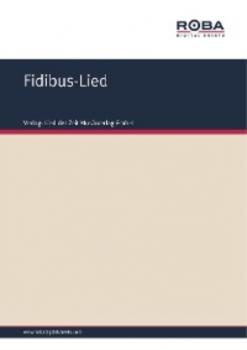 Fidibus-Lied - Volksweise 