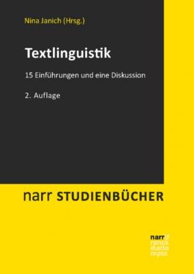Textlinguistik - Группа авторов narr studienbücher