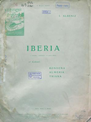 Iberia - Исаак Альбенис 