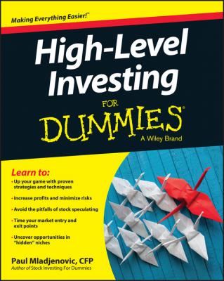 High Level Investing For Dummies - Paul  Mladjenovic 
