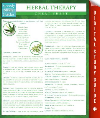 Herbal Therapy Cheat Sheet (Speedy Study Guides) - Speedy Publishing 