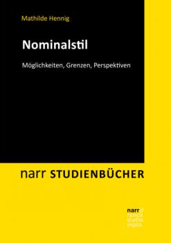 Nominalstil - Mathilde Hennig narr studienbücher