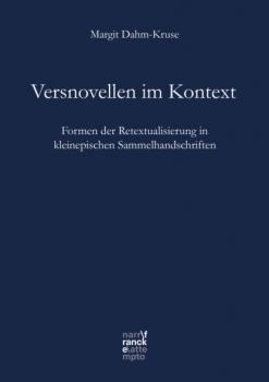 Versnovellen im Kontext - Margit Dahm-Kruse Bibliotheca Germanica