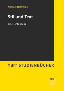 Stil und Text - Michael Hoffmann narr studienbücher
