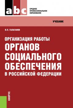 Организация работы органов социального обеспечения в Российской Федерации - Владимир Галаганов 