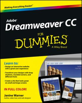 Dreamweaver CC For Dummies - Janine  Warner 
