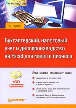 Бухгалтерский, налоговый учет и делопроизводство на Excel для малого бизнеса - Александр Трусов 