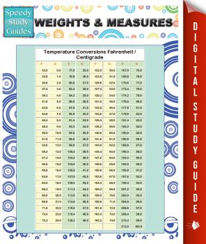 Weights & Measures (Speedy Study Guides) - Speedy Publishing 
