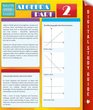 Algebra Part 2 (Speedy Study Guides) - Speedy Publishing Algebra 2 Edition
