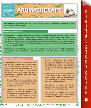 Aromatherapy (Speedy Study Guides) - Speedy Publishing Aromatherapy and Essential Oils Edition
