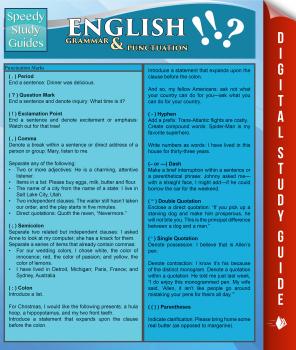 English Grammar & Punctuation (Speedy Study Guides) - Speedy Publishing 