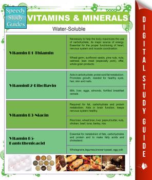 Vitamins & Minerals (Speedy Study Guides) - Speedy Publishing 