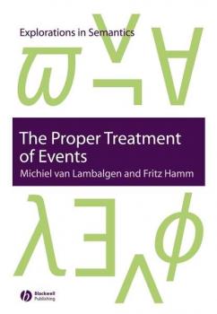 The Proper Treatment of Events - Fritz  Hamm 
