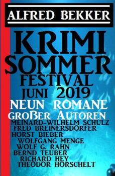 Sommer Krimi Festival Juni 2019 - Neun Romane großer Autoren - Wolfgang Menge 